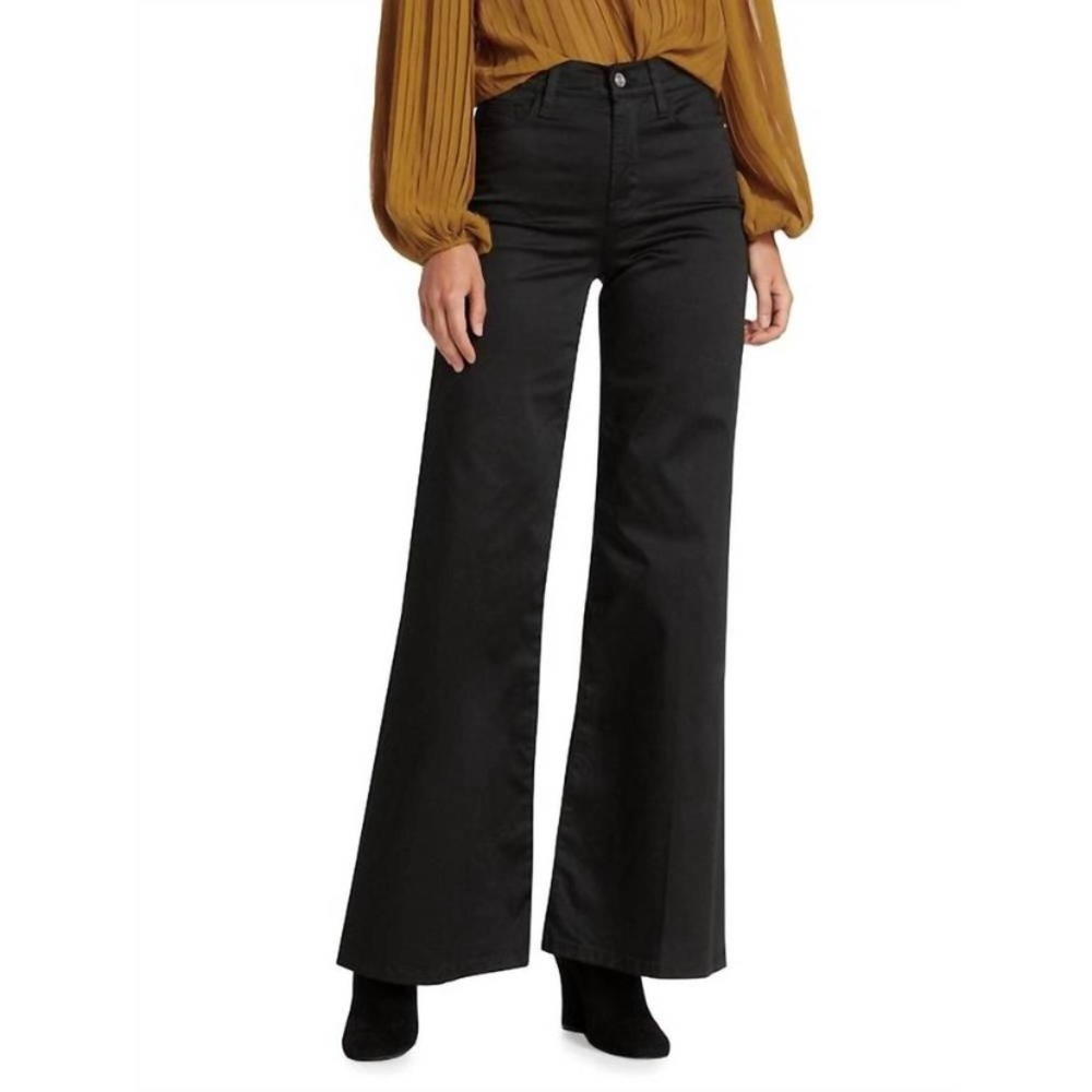 NEW FRAME le palazzo jean in noir sz 25 wide leg high rise